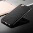 Vaku ® Apple iPhone 6 / 6S Carbon Fiber Finish Gel Grip Cover + Heat Air Holes Defender Case Back Cover