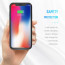 Rock ® iPhone X Battery Case Top TPU Material High Power 6,000 mAh Wire-Less Battery Case Black