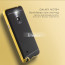 i-Paky ® Samsung Galaxy Note 4 Mat Series Ultra-thin Hybrid Silicon Grip Shockproof Protective Shell Back Cover