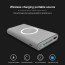 VAKU ® Wire-less FAST Charging PowerBank ABS Body With Digital Display High Power 10,000 mAh Dual-USB Output Power Bank