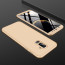 GKK ® Samsung Galaxy A6 Plus  3-in-1 360 Series PC Case Dual-Colour Finish Ultra-thin Slim Front Case + Back Cover