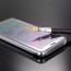 Vaku ® Samsung Galaxy Note 4 Mate Smart Awakening Mirror Folio Metal Electroplated PC Flip Cover