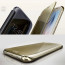 Vaku ® Samsung Galaxy Note 4 Mate Smart Awakening Mirror Folio Metal Electroplated PC Flip Cover