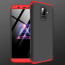 GKK ® Samsung Galaxy A6 Plus  3-in-1 360 Series PC Case Dual-Colour Finish Ultra-thin Slim Front Case + Back Cover