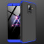 GKK ® Samsung Galaxy A6 Plus  3-in-1 360 Series PC Case Dual-Colour Finish Ultra-thin Slim Front Case + Back Cover