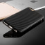 Vaku ® Apple iPhone 6 / 6S Carbon Fiber Finish Gel Grip Cover + Heat Air Holes Defender Case Back Cover