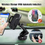 VAKU ® Intelligent Car Wire-Less Charger Inbuilt IC with Auto Opening & Closing ARM Sensor Wireless Car Charger
