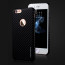 WUW ® Apple iPhone 6 / 6S Carbon Fiber Finish Ultra-Light & Thin Logo Display Grip Back Cover