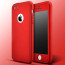 i-Paky ® Apple iPhone 5 / 5S / SE 360 Full Protection Metallic Finish 3-in-1 Ultra-thin Slim Front Case + Tempered + Back Cover