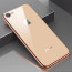 Vaku ® Apple iPhone SE 2020 Chromaina Wireless Edition Soft Chrome 4 Frames Plus Ultra-Thin Case Glass Cover