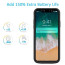 Rock ® iPhone X Battery Case Top TPU Material High Power 6,000 mAh Wire-Less Battery Case Black