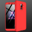 GKK ® Samsung Galaxy A6 Plus  3-in-1 360 Series PC Case Dual-Colour Finish Ultra-thin Slim Front Case + Back Cover