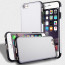 Vaku ® Apple iPhone 6 / 6S Carbon Fiber Finish Gel Grip Cover + Heat Air Holes Defender Case Back Cover
