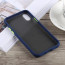 Vaku ® Apple iPhone XR Translucent Armor Case with 3 sets of Colored buttons PC Back cover