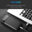 Rock ® iPhone X Battery Case Top TPU Material High Power 6,000 mAh Wire-Less Battery Case Black