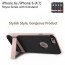 Rock ® Apple iPhone 6 / 6S Royle Case Ultra-thin Dual Metal + inbuilt Stand Soft / Silicon Case