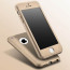i-Paky ® Apple iPhone 5 / 5S / SE 360 Full Protection Metallic Finish 3-in-1 Ultra-thin Slim Front Case + Tempered + Back Cover