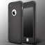 i-Paky ® Apple iPhone 5 / 5S / SE 360 Full Protection Metallic Finish 3-in-1 Ultra-thin Slim Front Case + Tempered + Back Cover
