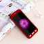 i-Paky ® Samsung Galaxy Grand 2 360 Full Protection Metallic Finish 3-in-1 Ultra-thin Slim Front Case + Tempered + Back Cover