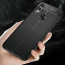 Vaku ® Xiaomi Redmi Note 7 / Note 7 Pro Auto Focus Leather Stitched Edition Soft Silicone 4 Frames plus ultra-thin case transparent cover