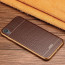 VAKU ® VIVO Y51L European Leather Stitched Gold Electroplated Soft TPU Back Cover