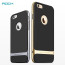 Rock ® Apple iPhone 5 / 5S / SE Royle Case Ultra-thin Dual Metal Soft / Silicon Case