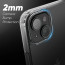 Vaku Luxos ® 2In1 Combo Apple iPhone 14 Plus Glassy Clear TPU Shockproof  Cover with 3D Tempered Glass