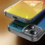 Vaku ® 2in1 Combo Apple iPhone 15 Mirage Luxury Light Gradient Shockproof Case with Dust Filter Tempered Glass