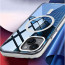 Vaku Luxos ® Apple iPhone 15 Vortex Magpro Gel Cushion Slim Fit Shockproof Crystal Clear Camera Metal Ring Certified Mag-Safe Back Cover