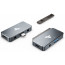 Eller Sante ® QUARDO 2.0 4IN1 HDMI Multi-function USB-C / Type-C HUB Adapter Converter - Gunmetal
