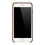 Vorson ® For Apple iPhone 8 Trak Series Sport Textured Leather Dual-Stitching Metallic Electroplated Finish Back Cover