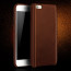 Vorson ® For Apple iPhone 8 Trak Series Sport Textured Leather Dual-Stitching Metallic Electroplated Finish Back Cover