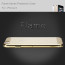 Rock ® Apple iPhone 6 / 6S Flame Line Series Metal Electroplated Transparent TPU Soft / Silicon Case