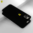 Ferrari ® For Apple iPhone 12/ 12 Pro Liquid Silicon Velvet-Touch Silk Finish Shock-Proof Back Cover