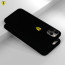 Ferrari ® For Apple iPhone 12 Pro Max Liquid Silicon Velvet-Touch Silk Finish Shock-Proof Back Cover