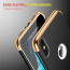 Vaku ® Apple iPhone X / XS Clint Series Ultra-thin Metal Electroplating Splicing PC Back Cover