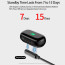 Vaku ® M1 Smart 2 in 1 Health Bluetooth 5.0 Dual wireless Earphones Bracelet Watch