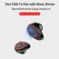 Vaku ® M1 Smart 2 in 1 Health Bluetooth 5.0 Dual wireless Earphones Bracelet Watch