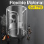 Luxos ® Compatible For iPhone 12 Pro Camera Lens Silicon Protection Transparent TPU Back Cover