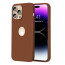 Vaku Luxos ® Apple iPhone 14 Pro Lexza Premium Leather Logocut Shockproof TPU Hybrid Case Back Cover