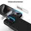 Vaku Luxos ® Apple iPhone 15 Pro Max Liquid Silicone Slim Protective Shockproof Phone Back Cover with Anti-Scratch Microfiber Lining