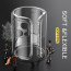 Luxos ® Compatible For iPhone 12 Pro Camera Lens Silicon Protection Transparent TPU Back Cover