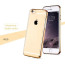 MeePhone ® For Apple iPhone 6 Plus / 6S Plus Noble Series Metal Electroplating Bumper Transparent Back Cover