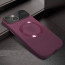 Vaku ® Apple iPhone 15 Premium Polarized Leather Texture Full Lens Protection Silicon Back Cover Case