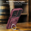 Vaku Luxos ® Samsung Galaxy A53 5G Axion Armor Military Grade Protective Case with Magnetic Ring Holder Kickstand Back Cover