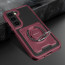 Vaku Luxos ® Samsung Galaxy S23 Axion Armor Military Grade Protective Case with Magnetic Ring Holder Kickstand Back Cover