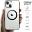 Vaku ® Apple iPhone 14 Luxury Electroplated Magnetic Magsafe TPU Clear Hard Back Cover Case