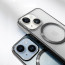 Vaku ® Apple iPhone 14 Luxury Electroplated Magnetic Magsafe TPU Clear Hard Back Cover Case