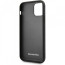 Mercedes Benz ® Apple iPhone 11 Bow Line Quilted Perforated Leather Back Cover