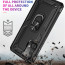Vaku ® Samsung Galaxy A72 Hawk Ring Shock Proof Cover with Inbuilt Kickstand